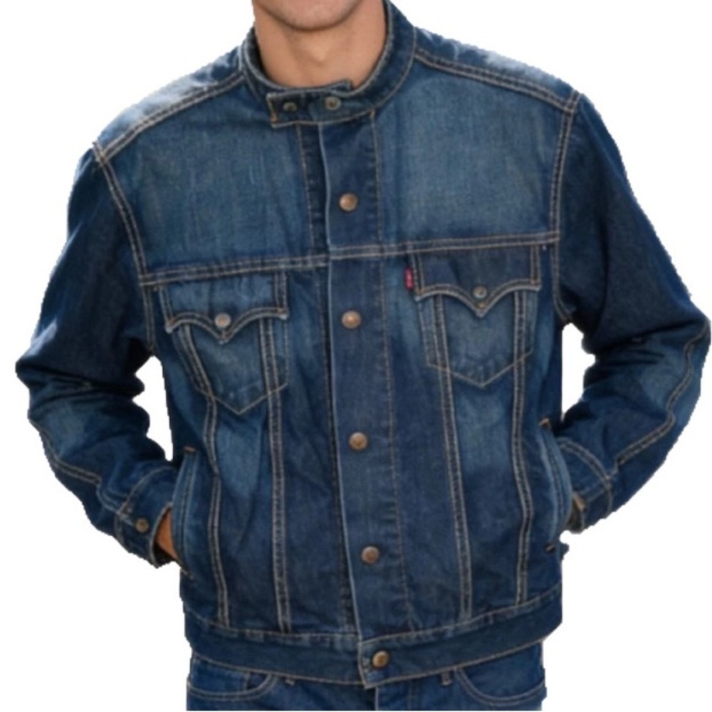 LEVI'S Y2K 2003 Easy Rider Snap-Front Western Denim Jacket Men XL 70550-0496